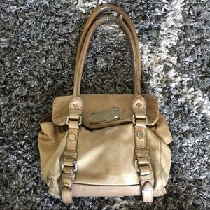 Marc Jacobs Tan Leather Workwear Shoulder Bag